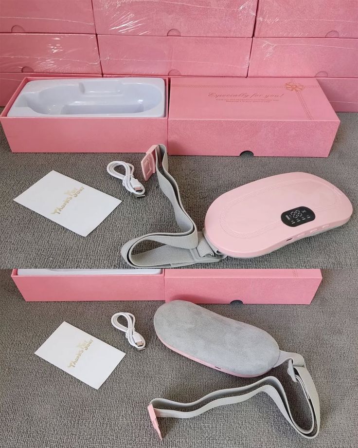 Cinturón masajeador térmico para cólicos